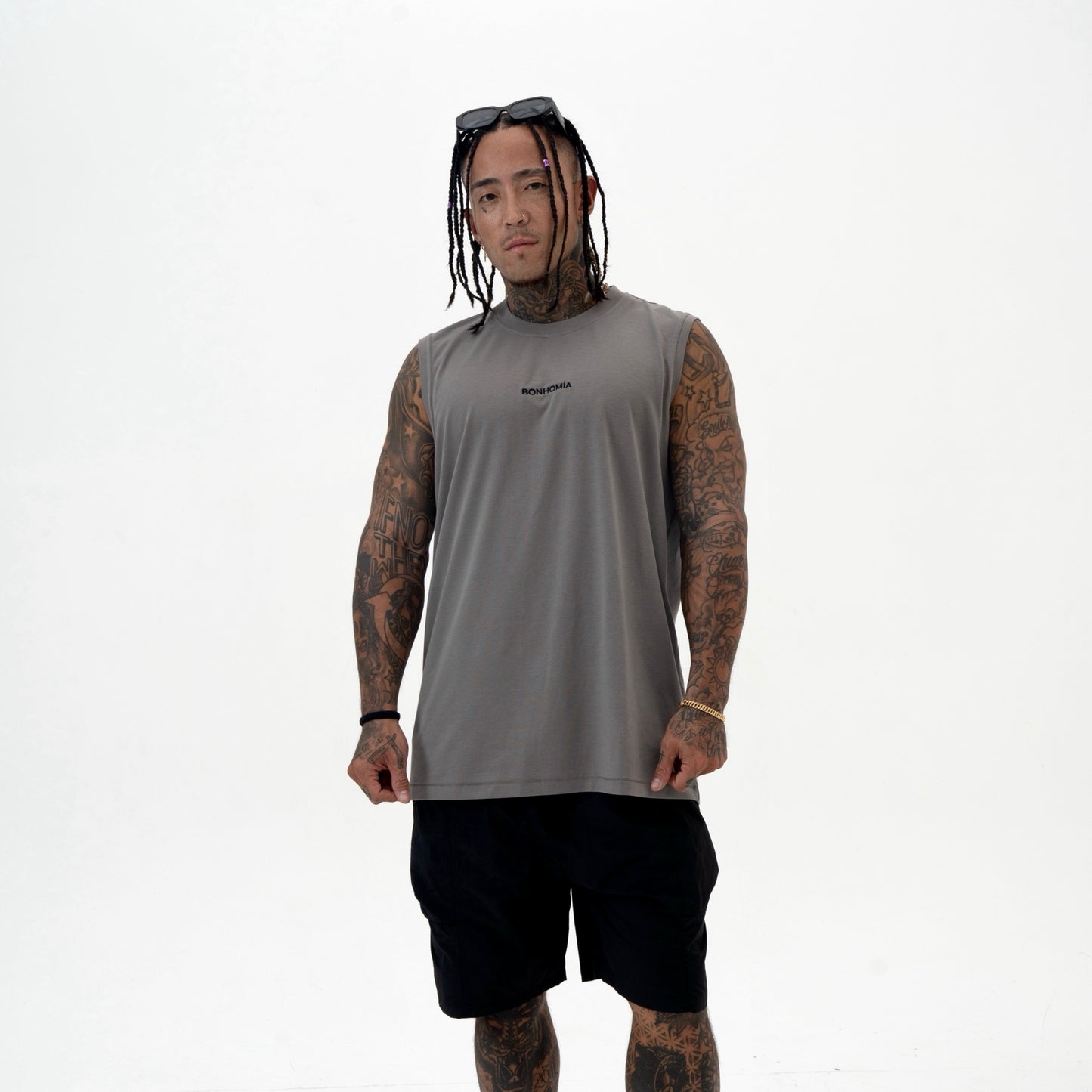 ULTIMATE BASKETBALL TANK TOP GRAY
