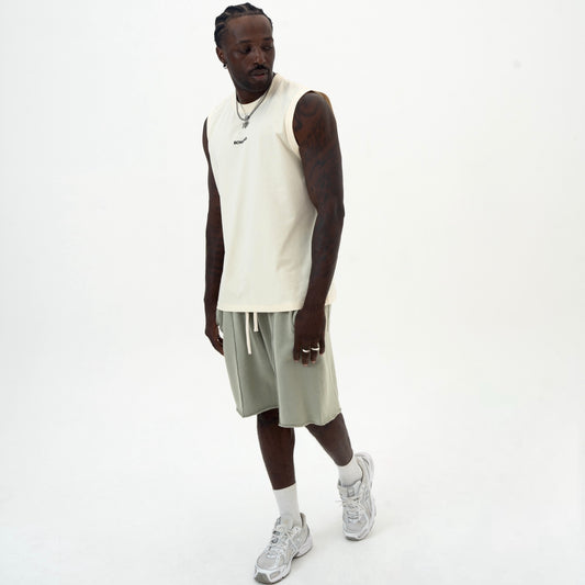 ULTIMATE BASKETBALL TANK TOP LIGHT-YELLOW (CREAM)