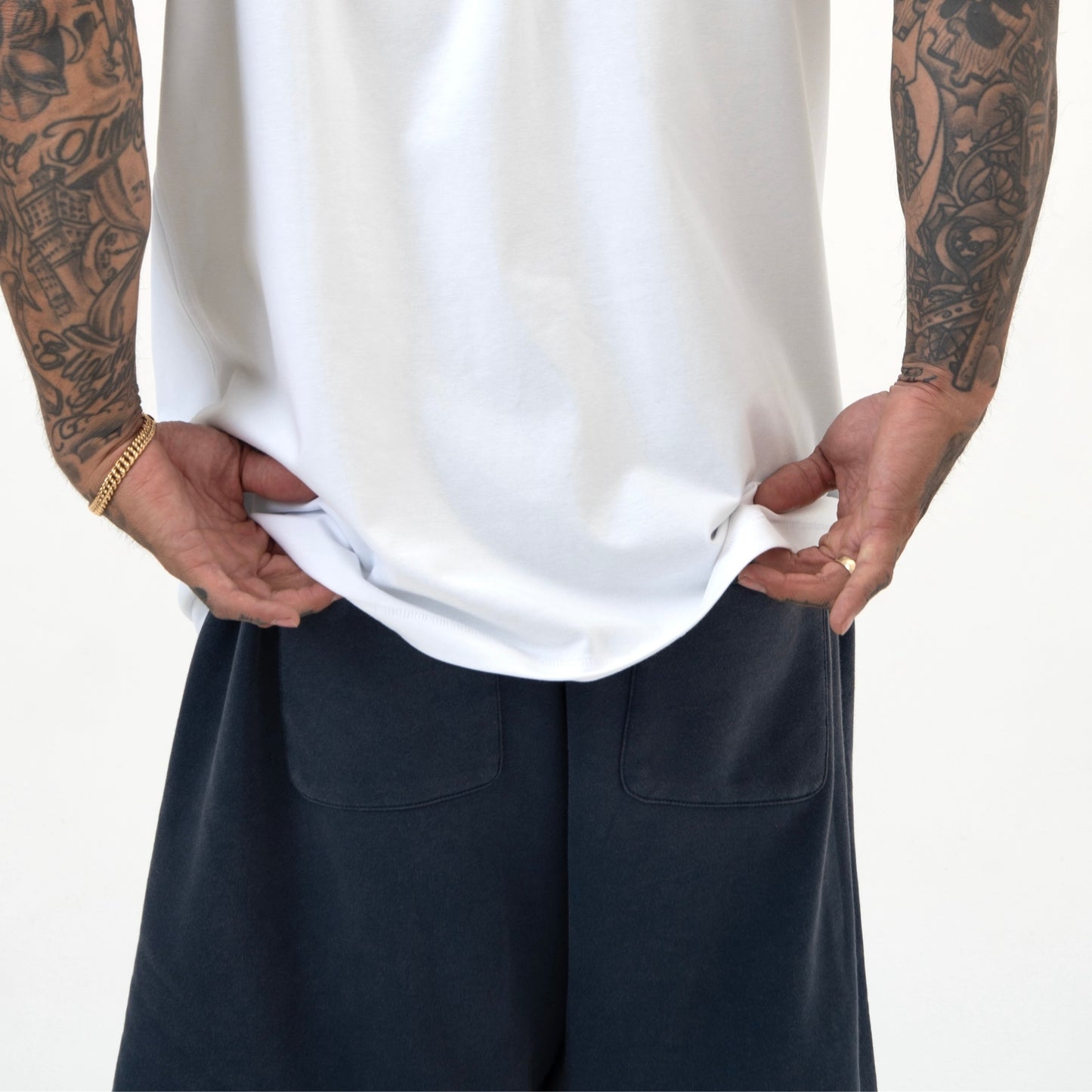 MEN'S SHORT KANYE ARROW DARK BLUE