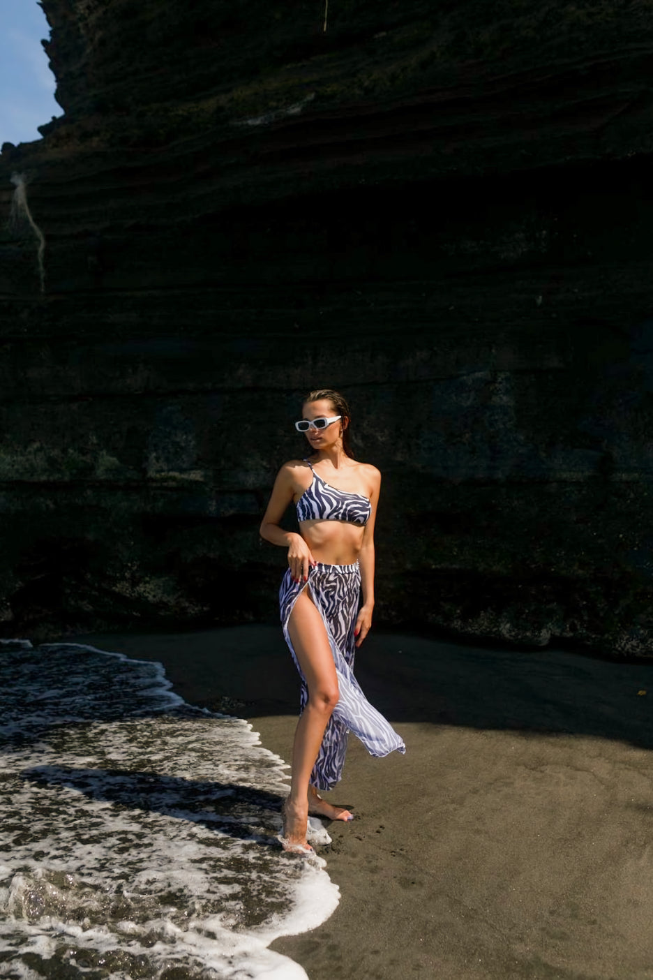 Ondas Bikini Top - Zebra