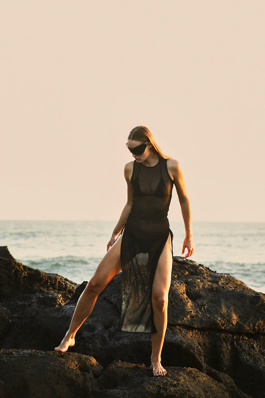 Vestido Bikini Bottom - Negro