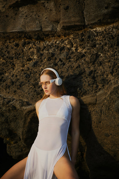 Vestido Bikini Bottom - Blanco