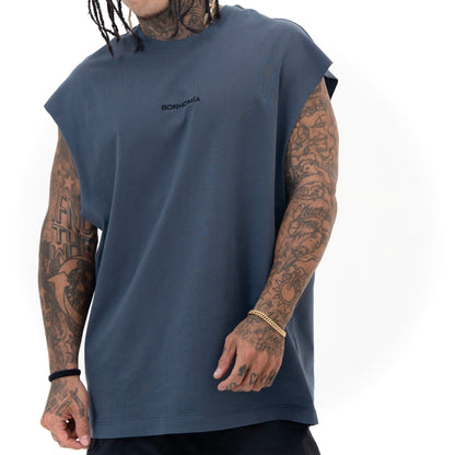 T-SHIRT SCISSORS DARK BLUE