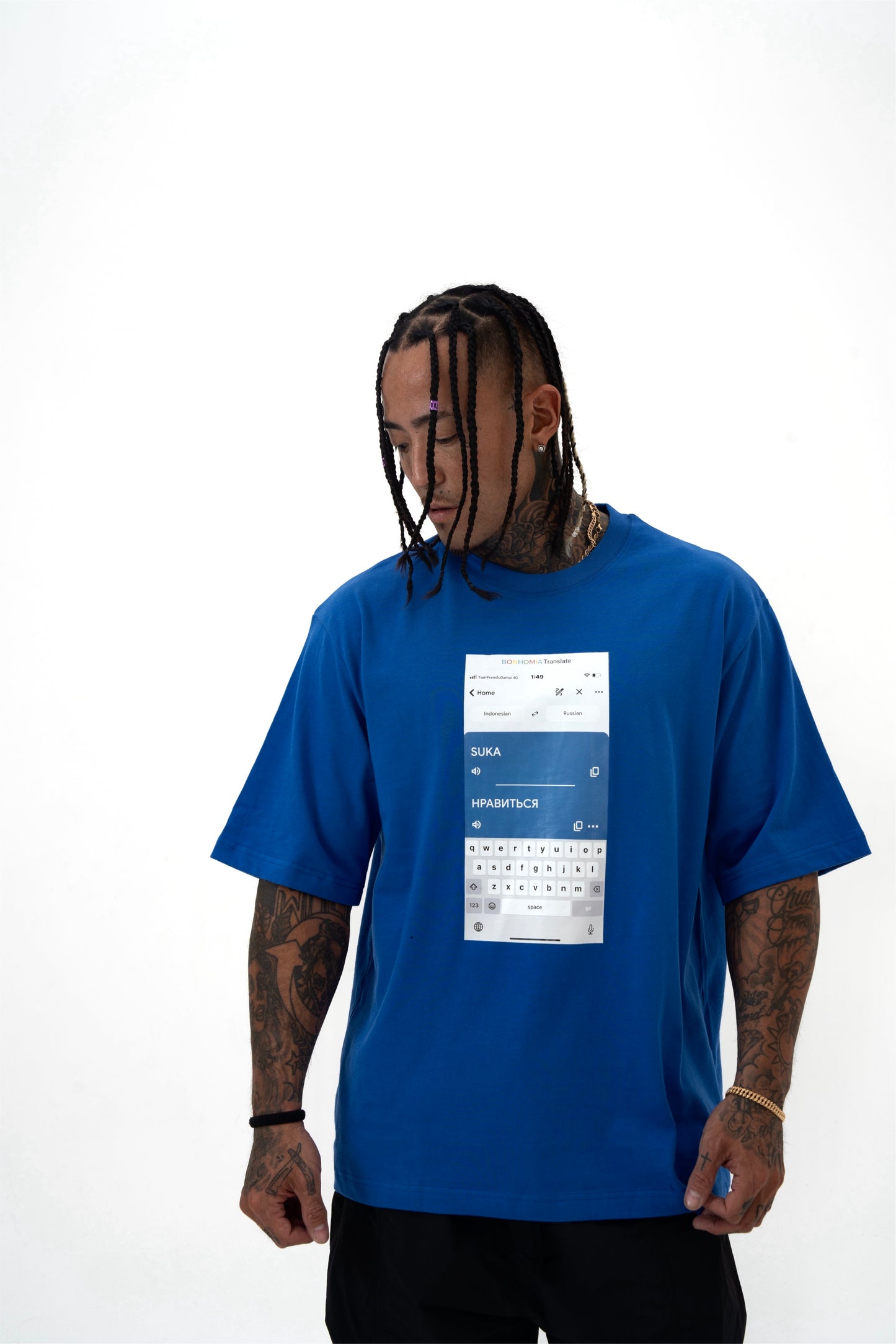 T-SHIRT SUKA BLUE