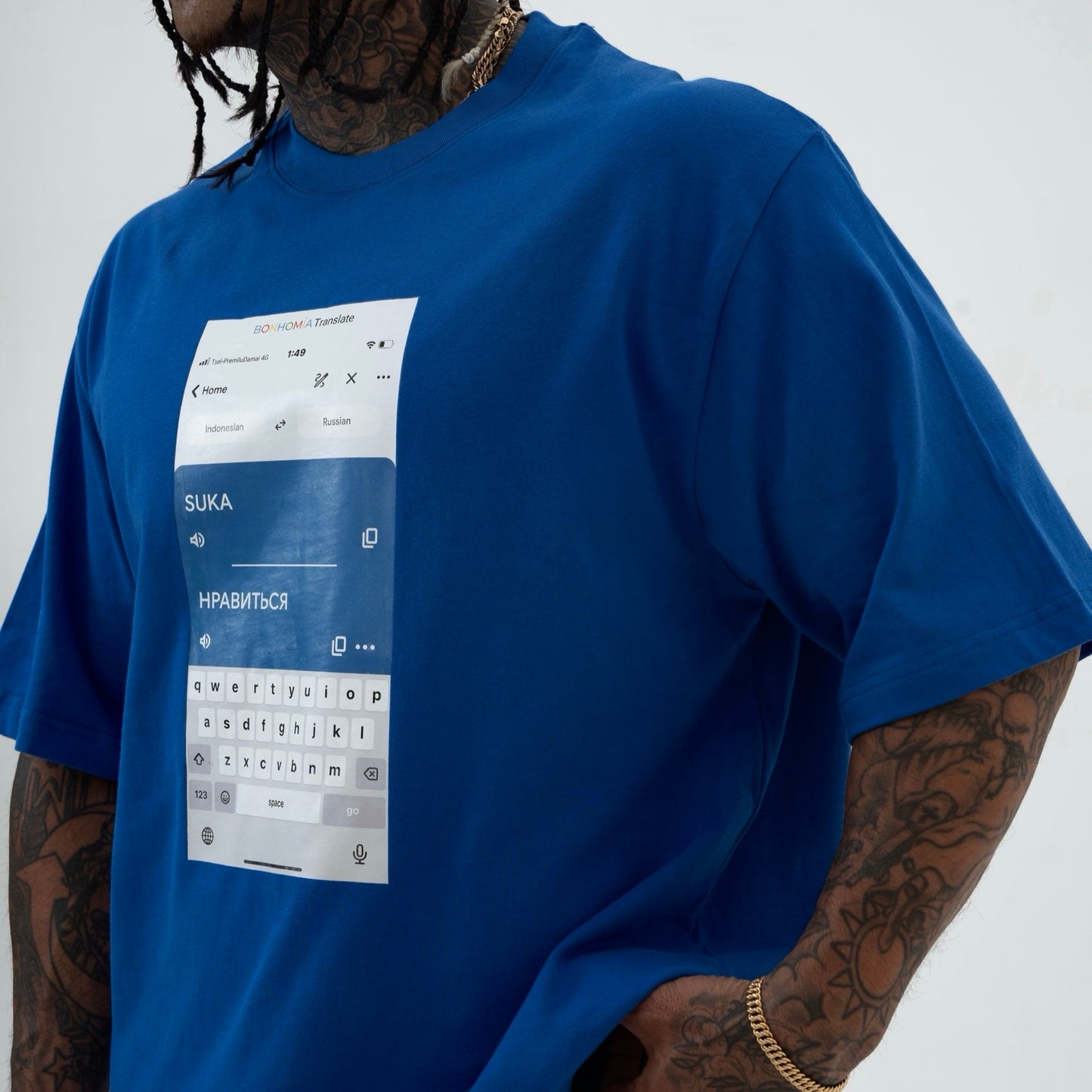 T-SHIRT SUKA BLUE