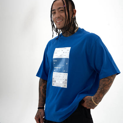 T-SHIRT SUKA BLUE