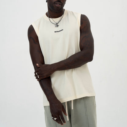 ULTIMATE BASKETBALL TANK TOP LIGHT-YELLOW (CREAM)