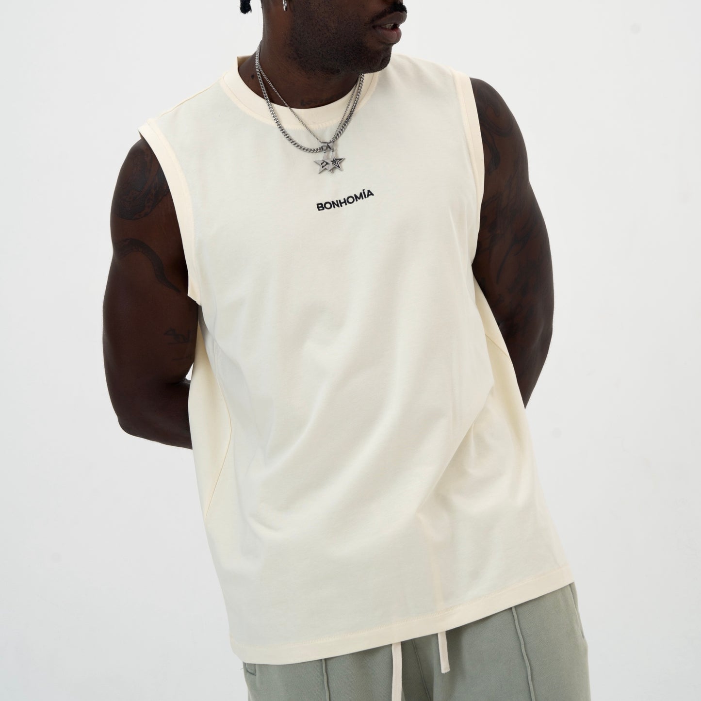 ULTIMATE BASKETBALL TANK TOP LIGHT-YELLOW (CREAM)