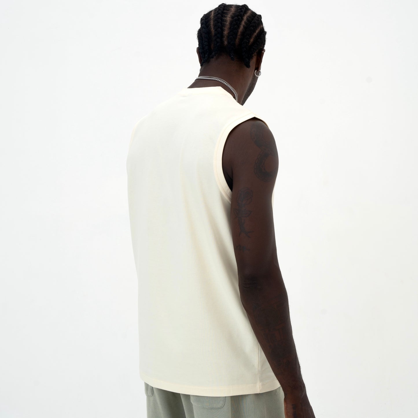 ULTIMATE BASKETBALL TANK TOP LIGHT-YELLOW (CREAM)