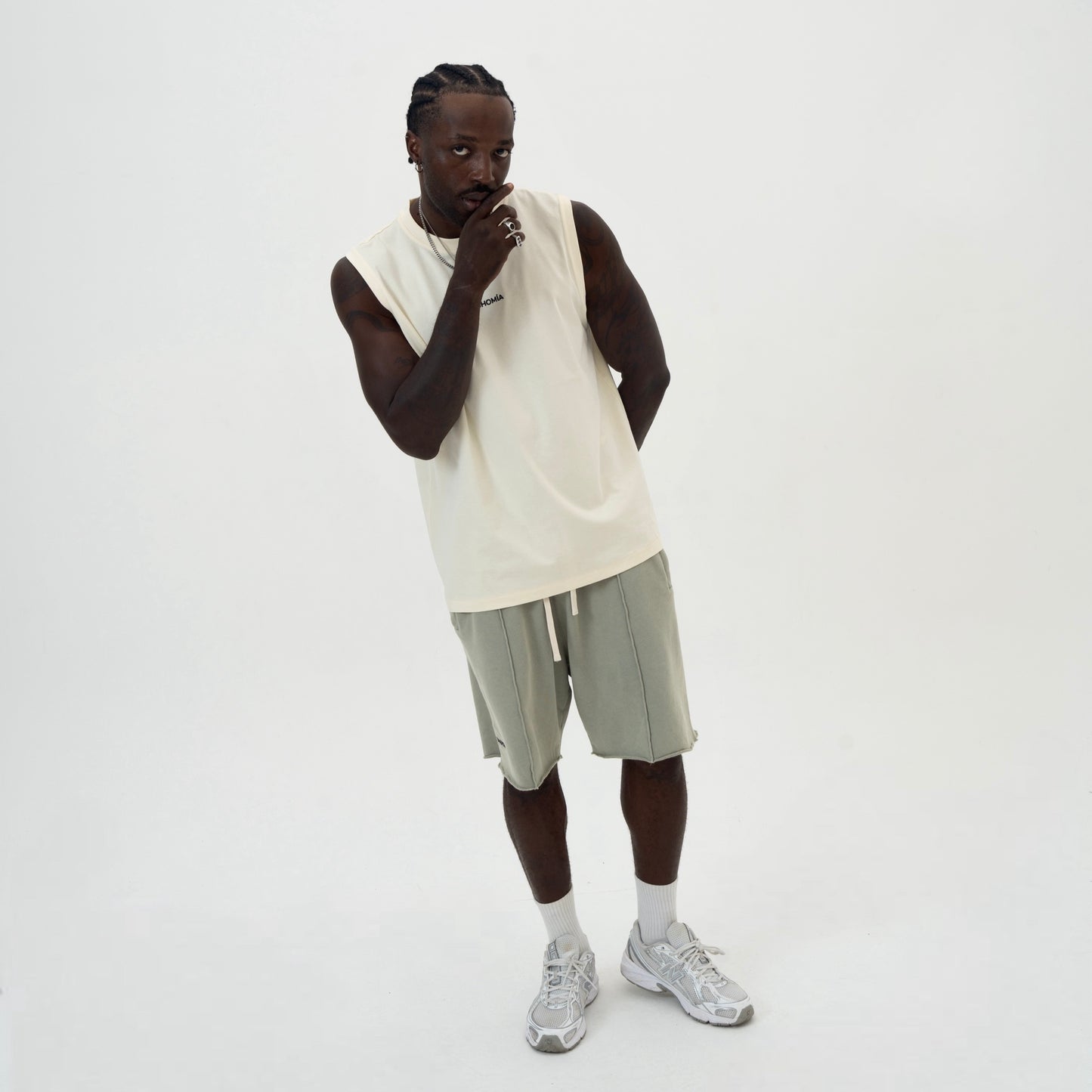 ULTIMATE BASKETBALL TANK TOP LIGHT-YELLOW (CREAM)