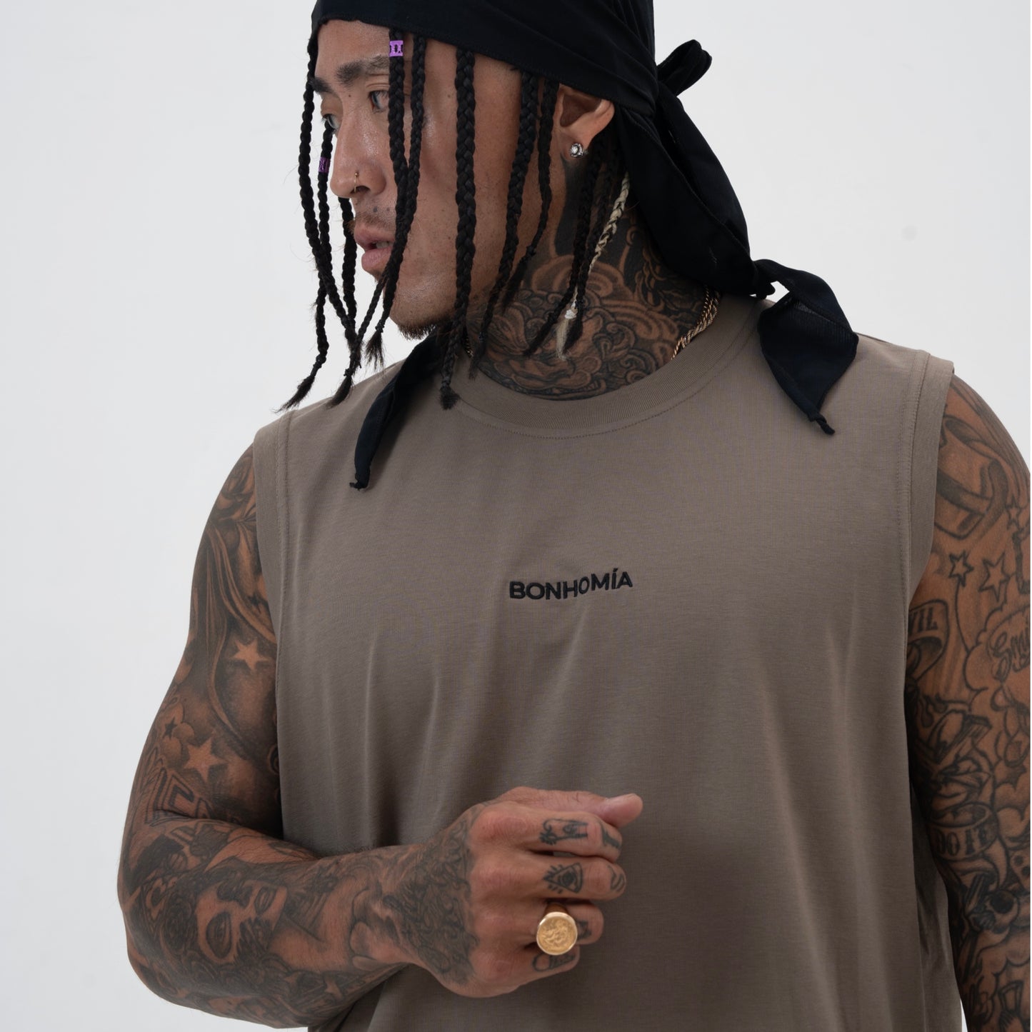 ULTIMATE BASKETBALL TANK TOP BROWN