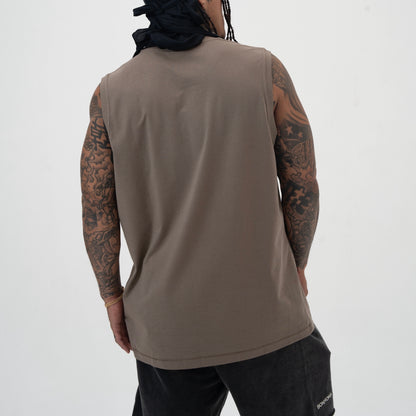 ULTIMATE BASKETBALL TANK TOP BROWN