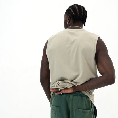 ULTIMATE BASKETBALL TANK TOP KHAKI