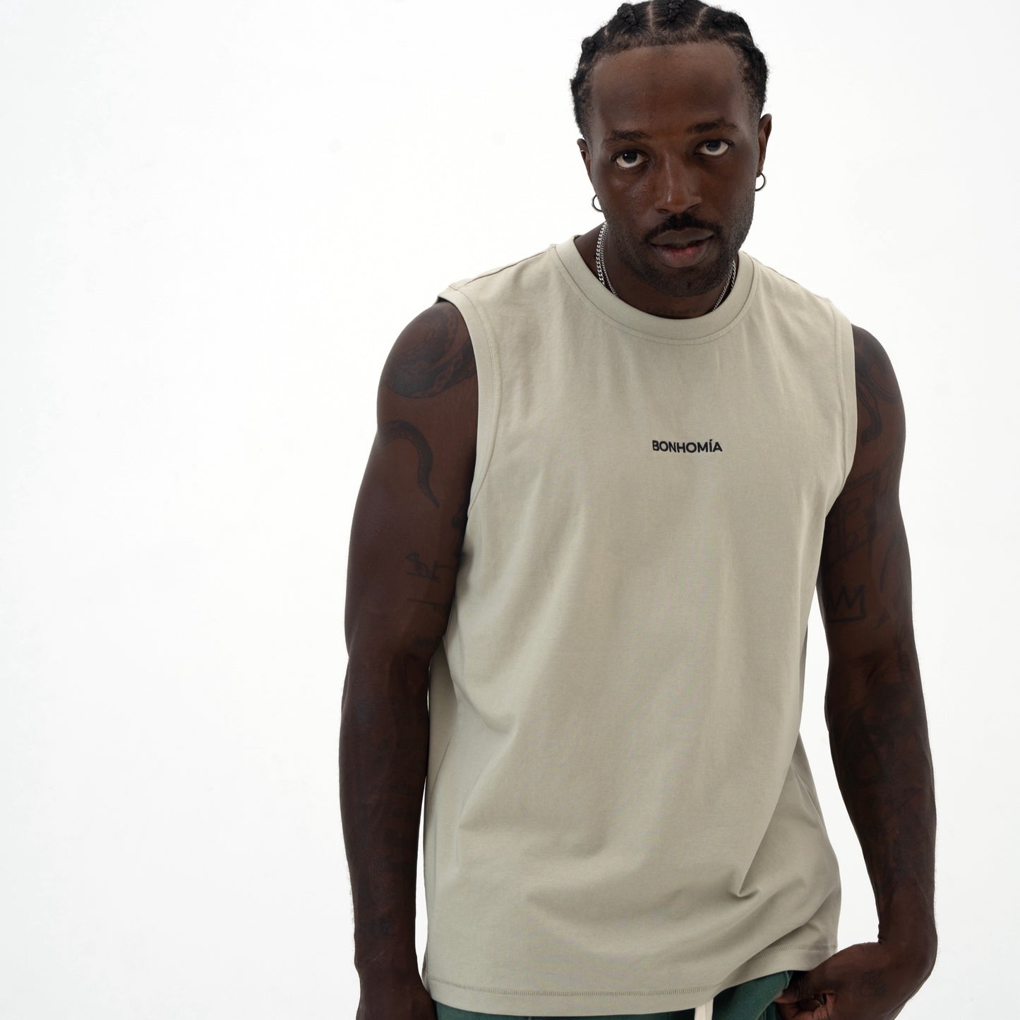 ULTIMATE BASKETBALL TANK TOP KHAKI