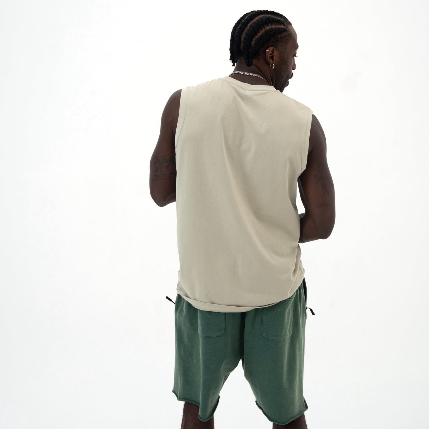 ULTIMATE BASKETBALL TANK TOP KHAKI