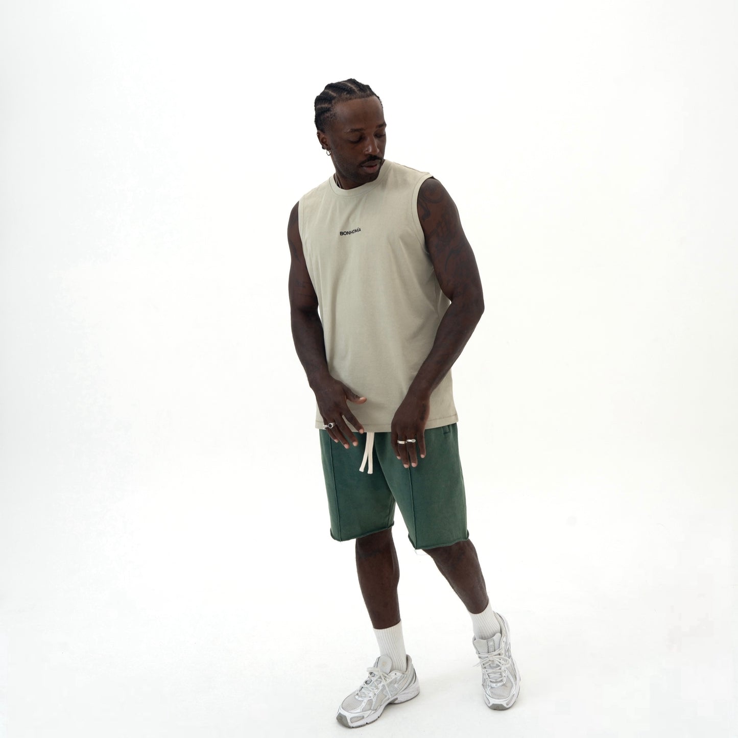 ULTIMATE BASKETBALL TANK TOP KHAKI