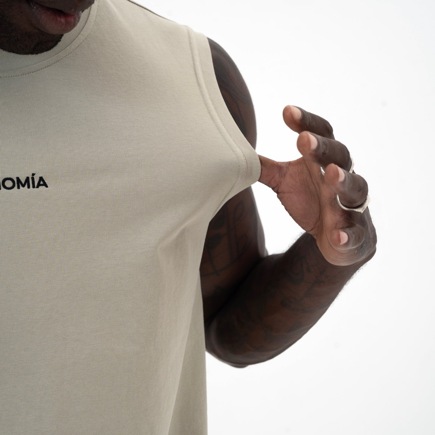 ULTIMATE BASKETBALL TANK TOP KHAKI