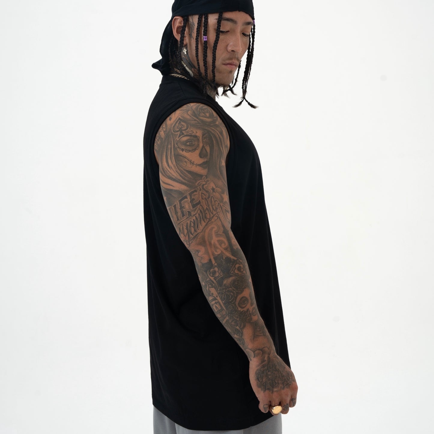 ULTIMATE BASKETBALL TANK TOP BLACK