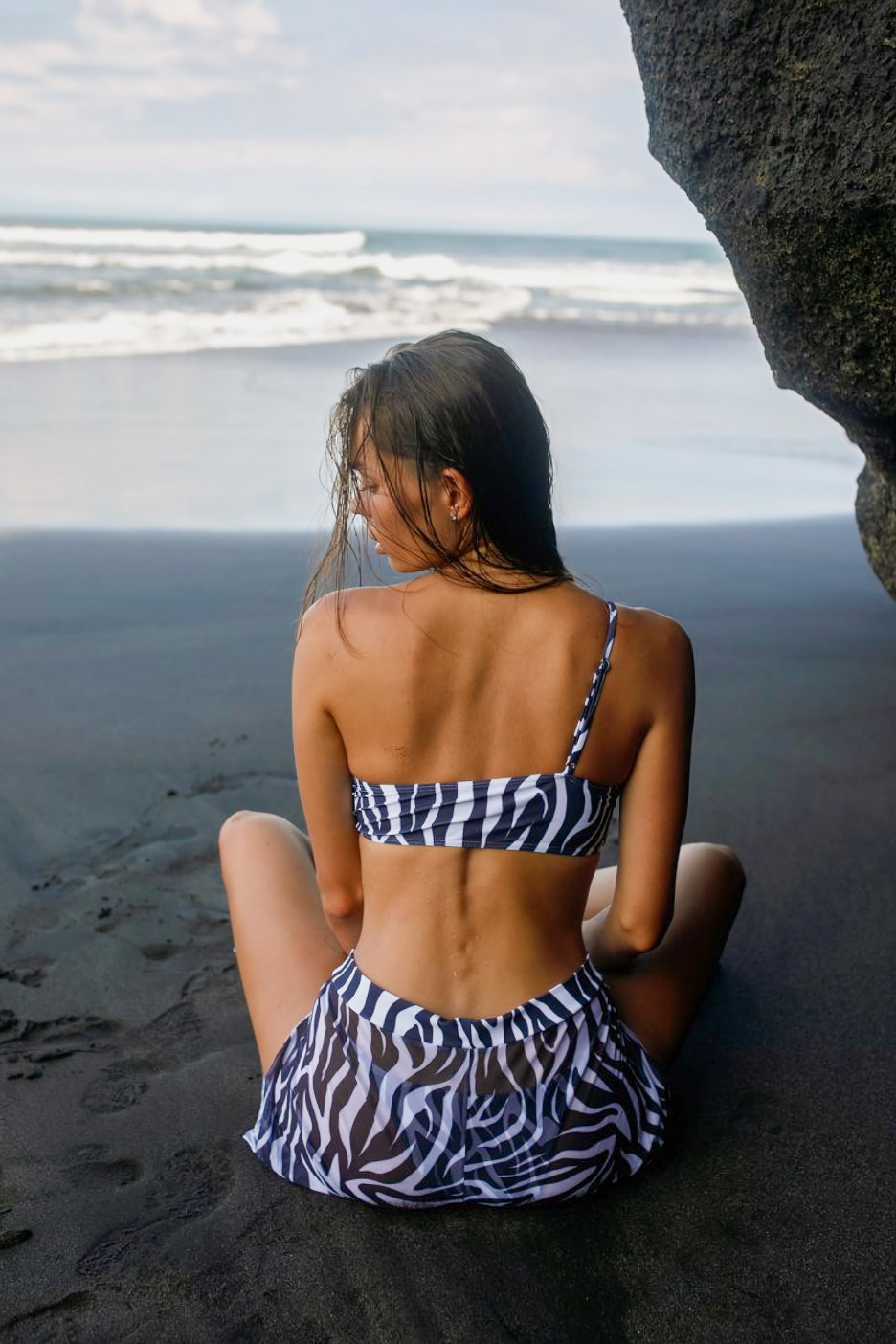 Ondas 3 pieces Bikini Set - Zebra